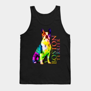 Boston Terrier dog Tank Top